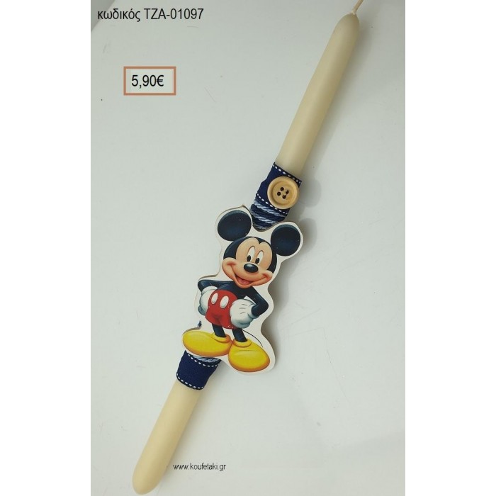 ΜΙΚΥ MICKEY ΠΑΣΧΑΛΙΝΗ ΛΑΜΠΑΔΑ ΧΕΙΡΟΠΟΙΗΤΗ ΜΕ ΞΥΛΙΝΟ ΑΝΤΙΚΕΙΜΕΝΟ ΜΕ ΚΟΡΔΕΛΕΣ ΚΑΙ ΚΟΡΔΟΝΙΑ ΤΖΑ-01097 5.90€!!!!